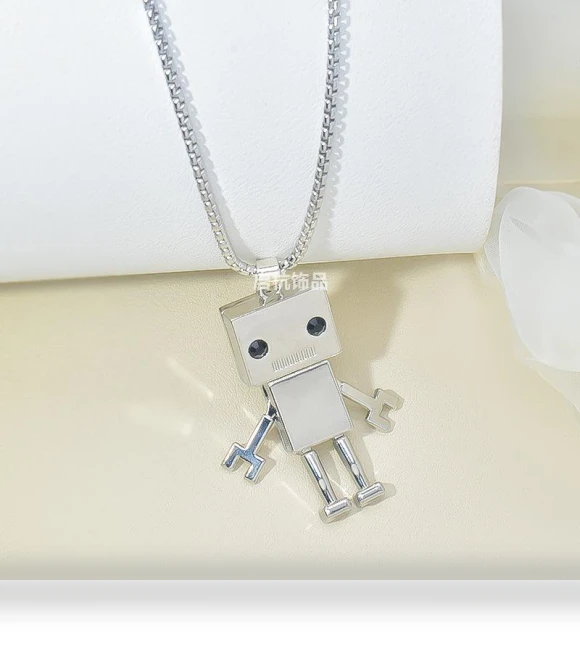 Movable Robot Necklace — Boys' Necklaces, Commodity Jewel