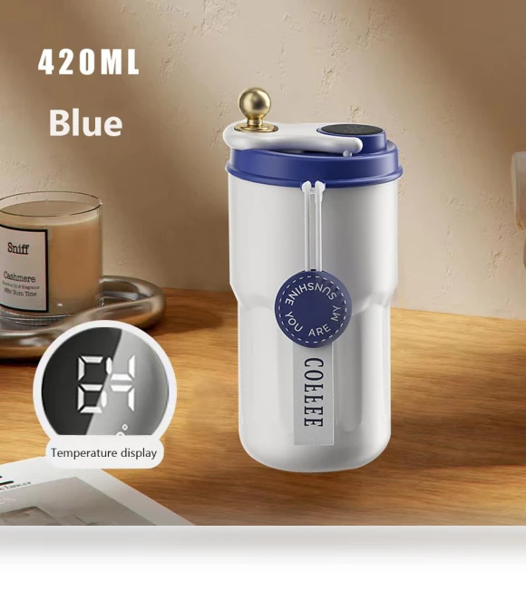 Smart Thermos Travel Coffee Mug — Beverage Warmers, Versatile Home Furnishing