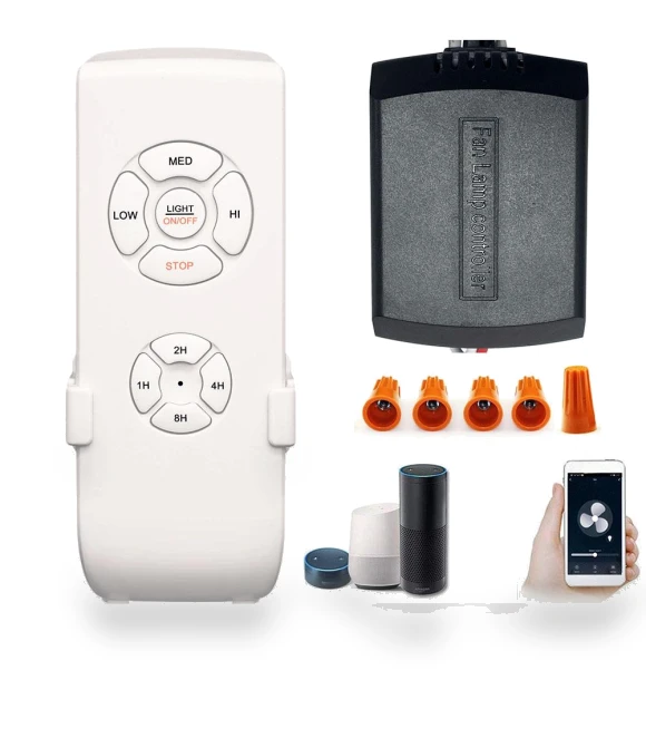 Smart WiFi Fan with Remote Control — Ceiling Fans, Bind