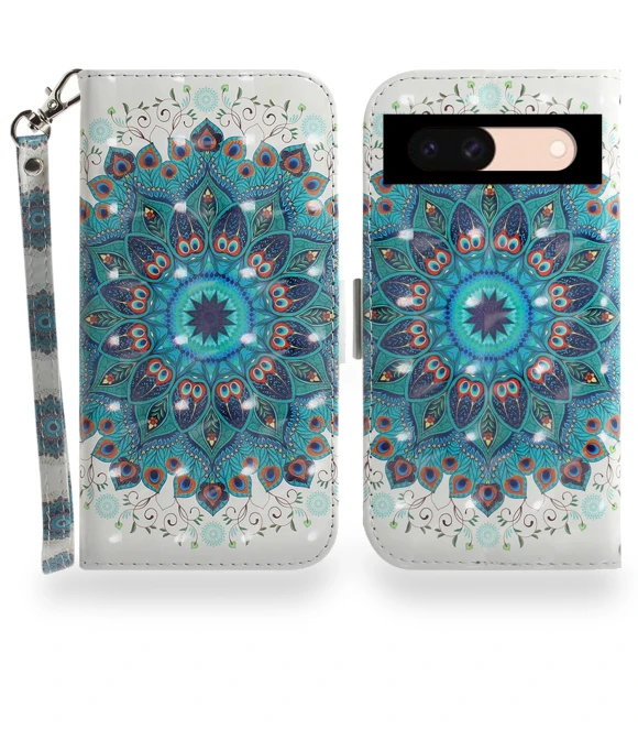 Wallet Case PU Leather Pattern Printing Flip Phone Cover — Flip Cases, Smartwatch 2025