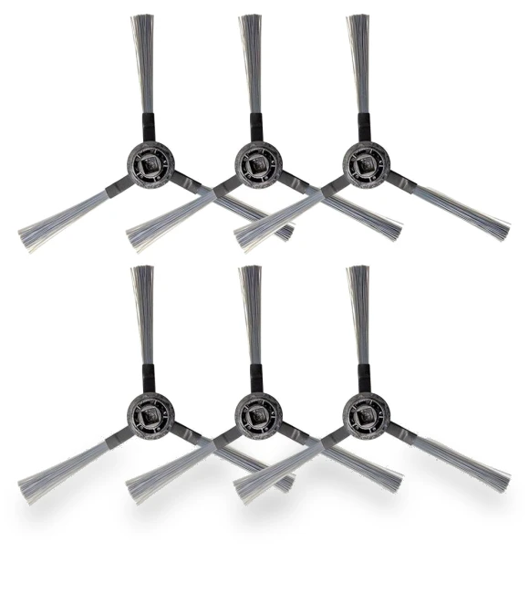 6 Side Brushes for Robot Vacuum — Vacuum Attachments, Household item