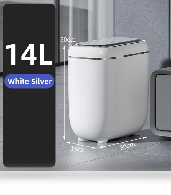 Automatic Sensor Trash Can — Kitchen Cans, Simple and warm