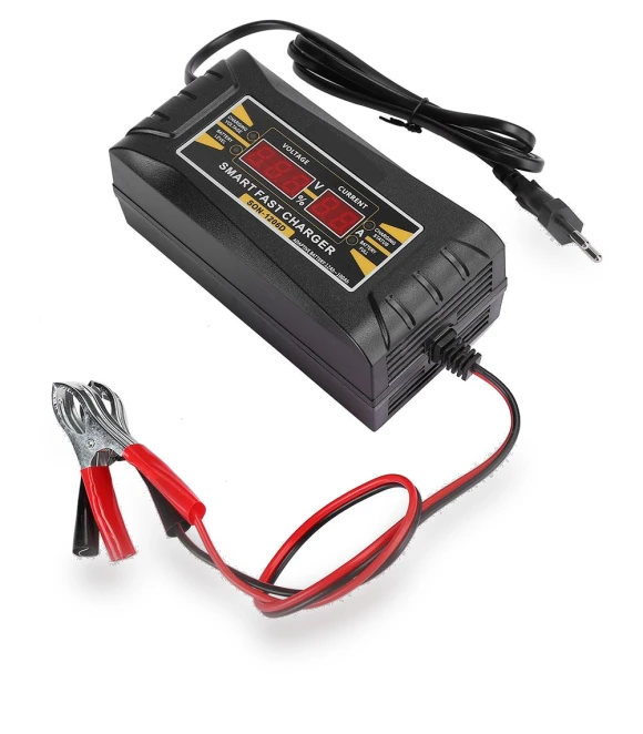 Automatic Smart Fast Car Battery Charger Power Supply with Display Screen — Chargers, DIYelecs