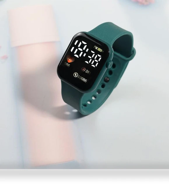 Digital LED Display Waterproof Electronic Smart Sports Fitness Watch — Smartwatches, CaiSucc