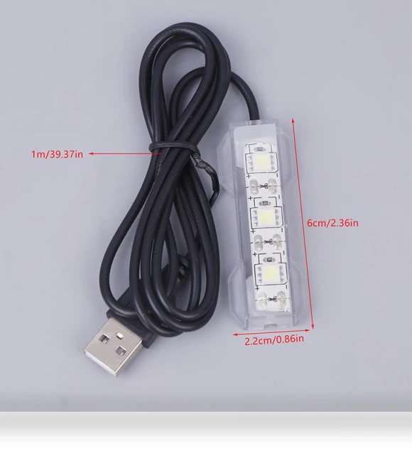 Micro Aquarium Light with USB Power, Remote Control — Lights, Dachong
