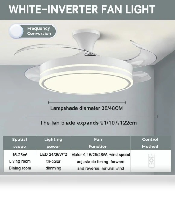 Modern Smart Ceiling Fan with Light — Ceiling Fan Lighting Solutions, Crown Global