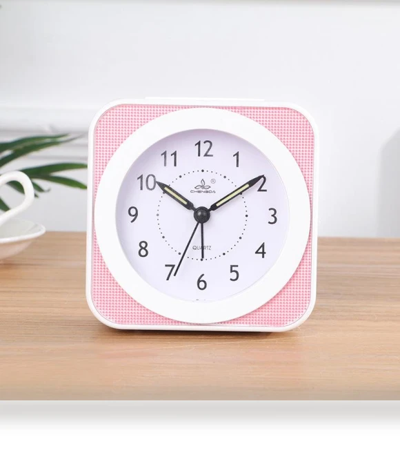 Silent Scanning Speaker with Night Light, Sleep Music, Square Alarm Clock — Alarms & Clocks, Aisaida