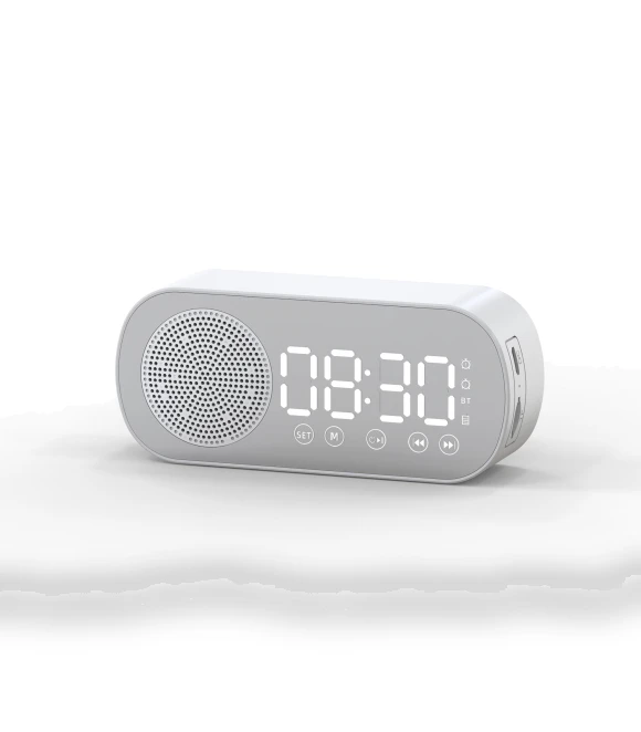 Smart Bluetooth Speaker with Alarm — Portable Audio, HOME-Auto-001