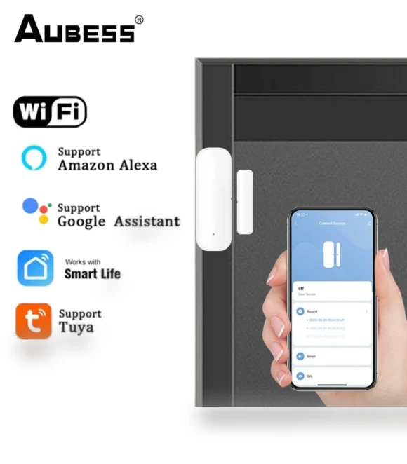 Smart Door Sensor — Smart Home Security, HOME-Auto-001