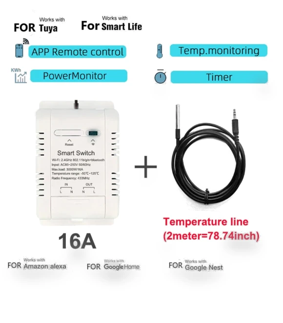 Smart Temperature Switch Sensor — Home Climate Control, bigideal