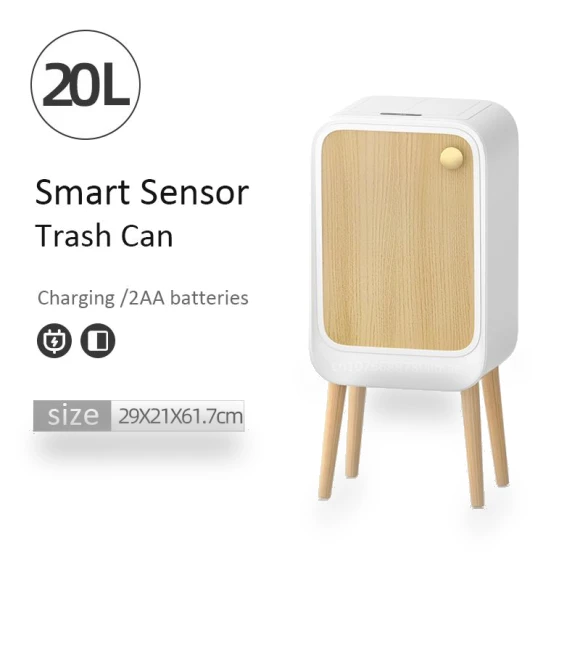 Smart Trash Bin Sensor — Kitchen Cans, Simple and warm