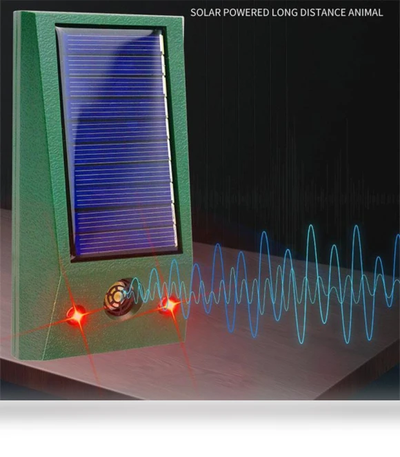 Solar Animal Repeller Outdoor Ultrasonic Device — Repellents, Smart Mouse
