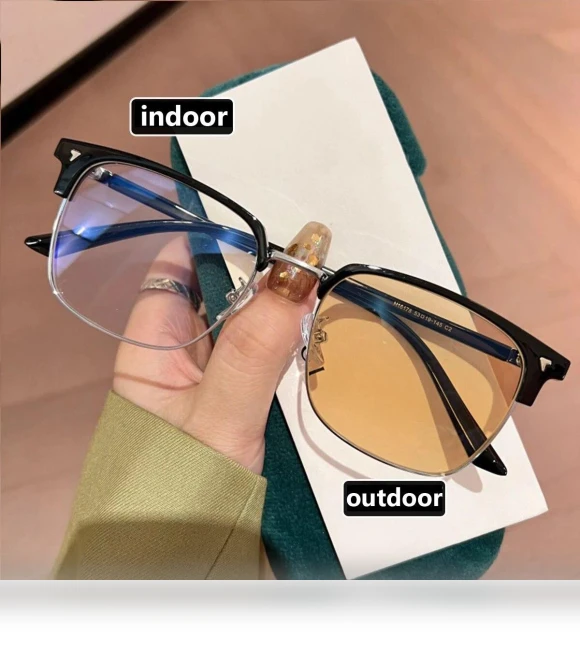 Vintage Square Smart Photochromic Glasses — Smart Glasses, Wipon