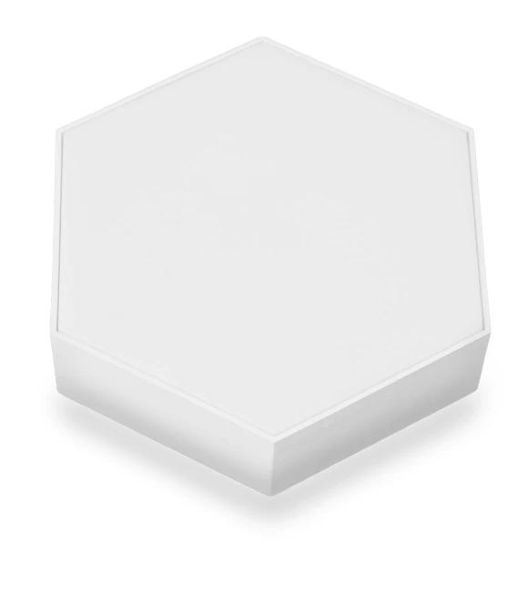 Hexagonal LED Wall Light with Touch Control — Wall Lighting, Koogeelife