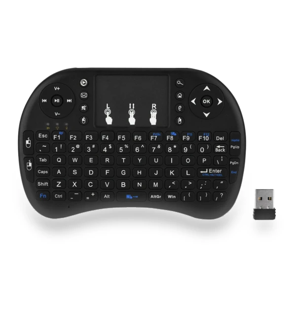 Multifunctional 2.4G Mini Wireless Fly Air Mouse Touch Keyboard — Keyboards, DIYelecs