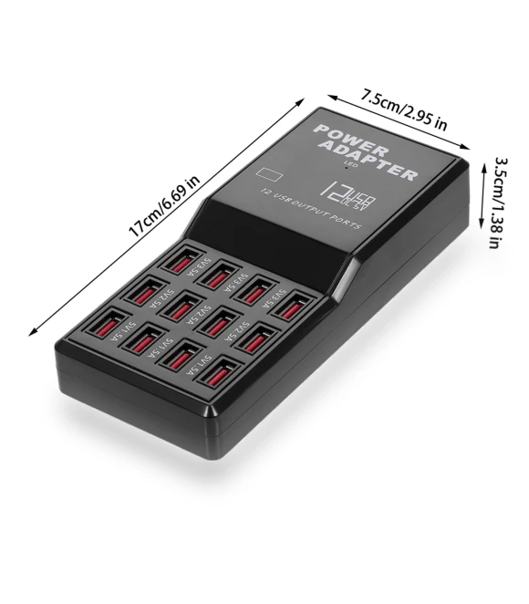 Smart Charging Station with 12 Ports — Chargers, DIYelecs