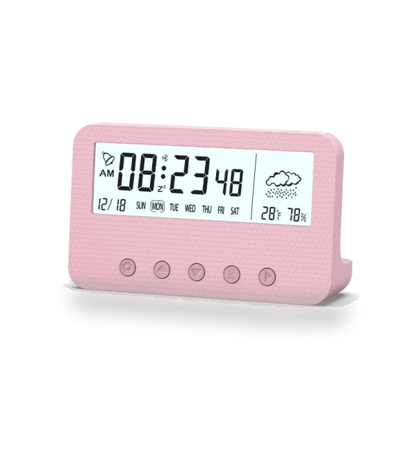 Digital Alarm Clock with Temperature and Humidity Display — Alarms & Clocks, Tondo
