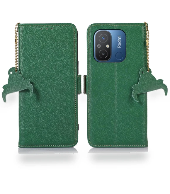 Genuine Leather Phone Case with RFID Blocking and Phone Stand — Basic Cases, Smartwatch 2025