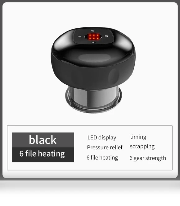 Intelligent Vacuum Massage Device with Electric Heating — Magnetic Therapy, Sexy Lingerie