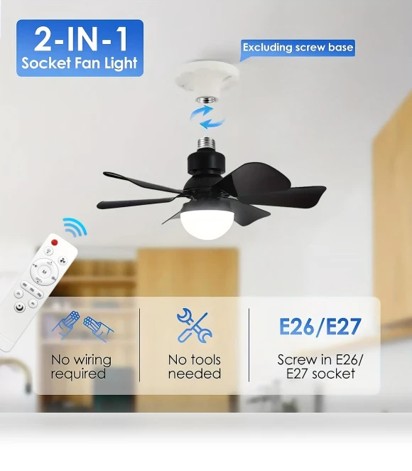 Smart Ceiling Fan with Light — Ceiling Fan Lighting Solutions, JR-Studio