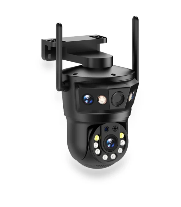 Three-Lens Wireless WIFI IP Camera — Security Cameras