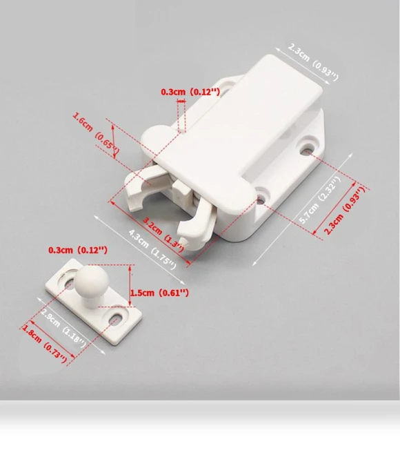 Touch Latch for Kitchen Cabinet Drawer — Catches, CloudWay