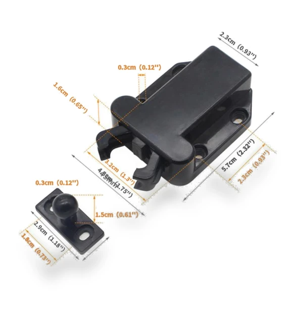 Touch Latch for Kitchen Cabinet — Catches, CloudWay