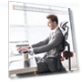 Thumbnail Ergonomic Chair with Adaptive Lower Back Support, Adjustable Armrest and Headrest — Desk Chairs, NEWTRAL