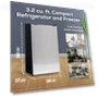 Thumbnail 3.2 Cu.Ft. Compact Refrigerator with Freezer - Slide Out Glass Shelf — Mini Fridges, Igloo
