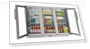 Thumbnail Triple Door Refrigerator, Stainless Steel, 11.3 Cubic Feet — Drink Coolers, KoolMore