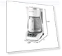 Thumbnail 12-Cup Digital Coffee Maker, Programmable, Washable Basket Filter, Auto Brew — Coffee & Espresso Combos, BLACK+DECKER