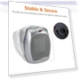 Thumbnail Ceramic Space Heater, Portable Heater for Indoor Use — Portable Heating Solutions, Amazon Basics
