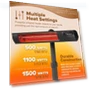 Thumbnail Electric Outdoor/Indoor Infrared Heater, 1500W 3 Settings, Remote Control — Portable Heating Solutions, Aspect Living