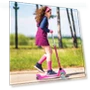 Thumbnail 3 Wheel Kick Scooter for Kids with Light Up Wheels — Balance Bikes, DADDYCHILD