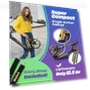 Thumbnail Adjustable Height Folding Scooter with Large Wheels and Anti-Shock Suspension — Push Scooters, SKIDEE