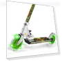 Thumbnail Dinosaur Scooter with Light Up Wheels, Adjustable Handlebar — Push Scooters, Ozbozz