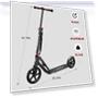 Thumbnail Folding Adjustable Adult Scooter with Big Wheels — Push Scooters, LEEYV