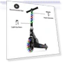 Thumbnail Light-Up Kick Scooter with Adjustable Handlebar and Rear Brake — Push Scooters, Jetson