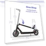 Thumbnail Foldable Electric Scooter for Adults, 350W Motor, 19 Mph, 21 Miles Range — Push Scooters, YIWMWIY