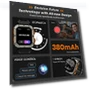Thumbnail Military Smart Watch with Blood Pressure Monitor, 10 ATM Waterproof Fitness Tracker — Smartwatches, Rgthuhu