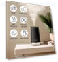 Thumbnail Portable Cool Mist Humidifier with Auto Shut Off & Night Light — Air Moisturizers, GENIANI
