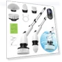 Thumbnail Electric Spin Scrubber with Adjustable Handle, 4 Brush Heads, IPX7 Waterproof — Brushes, TUYU