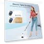 Thumbnail Electric Spin Scrubber with Adjustable Handle, 4 Brush Heads, IPX7 Waterproof — Brushes, TUYU