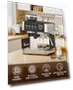 Thumbnail 20 Bar Espresso Machine with Built-in Grinder and Milk Frother — Coffee & Espresso Combos, Electactic