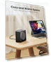 Thumbnail Mini Space Heater, Lightweight PTC Ceramic Fast Heating 500W Energy Efficient for Indoor Use — Portable Heating Solutions, Gaiatop