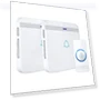 Thumbnail Wireless Doorbell Kit with 2 Plug-In Receivers, 52 Melodies, and LED Flash — Kits, AVANTEK