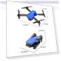 Thumbnail Foldable Mini Drone with 1080 Camera — Flying Toys, BeiyoQSZ