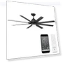 Thumbnail Smart Home Ceiling Fan with LED Light Kit — Ceiling Fan Lighting Solutions, WAC Lighting