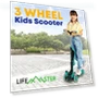 Thumbnail Foldable Seat Kids Scooter with LED Wheel Lights — Push Scooters, Lifemaster