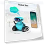 Thumbnail Rechargeable RC Robot Toy with Music and LED Eyes — Interactive Figures & Robots, ALLCELE